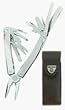 SwissTool Spirit with Leather Pouch - Stainless Steel