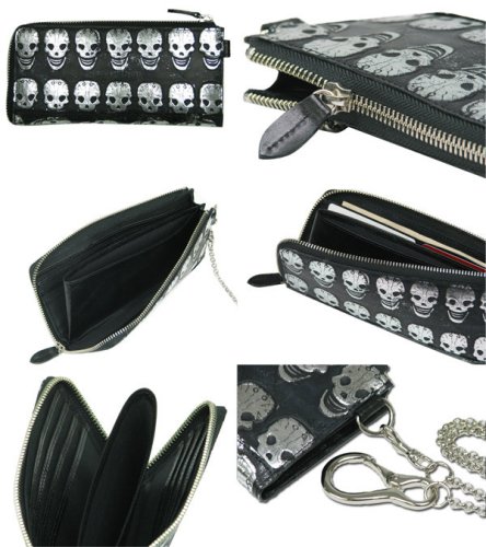 B･a･g･a･t･e･l･l･e　バガテル ウォレットチェーン付き長財布 1418608-920 ブラック
