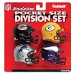 NFC North Division (4pc.) Revolution" Style Pocket Pro NFL Helmet Set"