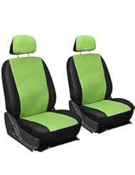 Automotive Parts and Accessories: Oxgord Leatherette Bucket Seat Cover Set for Car/Truck/Van/SUV, Green & Black - Oxgord