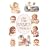 Old-Time Babies Stickers (Pocket-Size Sticker Collections)