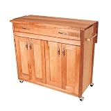 Mid-Size Super Kitchen Island - Natural by Catskill Craftsmen Inc.