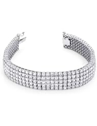 20.00cttw Diamond Five Row Tennis Bracelet set in 14k Gold