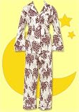 Bedhead Cranberry Spray Blossoms Plus Size Pique Cotton Pajama - Final Sale!