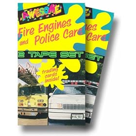 Awesome Fire Engines & Police Cars [VHS]