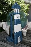 LIGHTHOUSE PAPER TOWEL HOLDER BLUE 16 - NAUTICAL DECOR