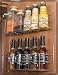 Kitchen 2 -tier door mounted storage rack