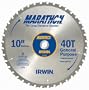 Irwin Industrial Tools 14070 10-Inch 40-Teeth 5/8-Inch Arbor Miter and Table Saw Blade