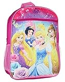Disney Princess 15" Backpack - Rapunzel, Snow White, Belle and Cinderella [並行輸入品]