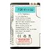 Wireless Xcessories Li-Ion Battery for Kyocera K132 MARBL, K27