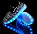 Santiro Children's Light up Shoes for Boys Girls Kids Athletic Shoes Fashion Sneakers LED Light Breathable Sneakers SSK006B1-33