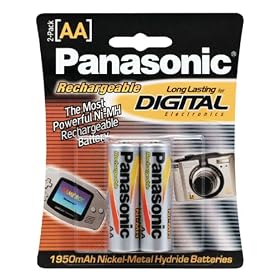 Panasonic HHR 3EPA/2B - Battery - rechargeable - AA - NiMH x 2 - 1950 mAh