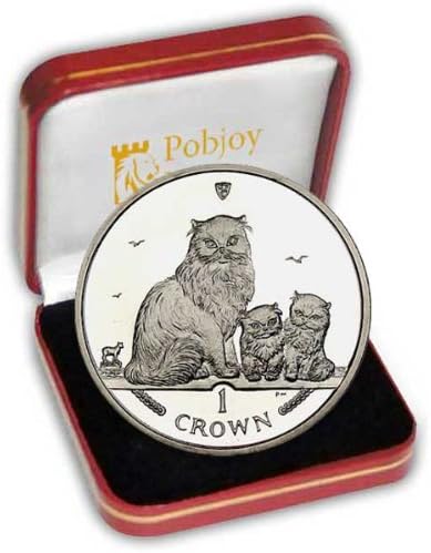 2005 Isle of Man Proof Silver 1oz 999. Himalayan Cat Coin (Boxed + COA)