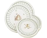 Pfaltzgraff Naturewood Enamel on Steel Burner Cover Set, Set of 4