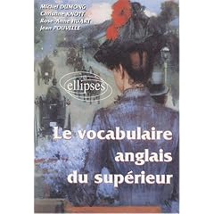 Le vocabulaire anglais du superieur