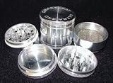 GRASSLEAF 40MM 4 PART SPACE SHARKS HERB SPICE POLLINATOR GRINDER