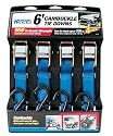Highland 92106 6' Cambuckle Tie Down - Pack of 4