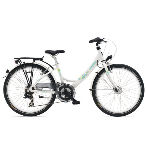 Kettler M&auml;dchen Fahrrad Layana, 7 Gang, white, Rahmenh&ouml;he: 35 cm, Reifengr&ouml;&szlig;e: 24 Zoll (61 cm), KB231-035