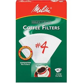 Melitta Cone Coffee Filters #4 by Melitta