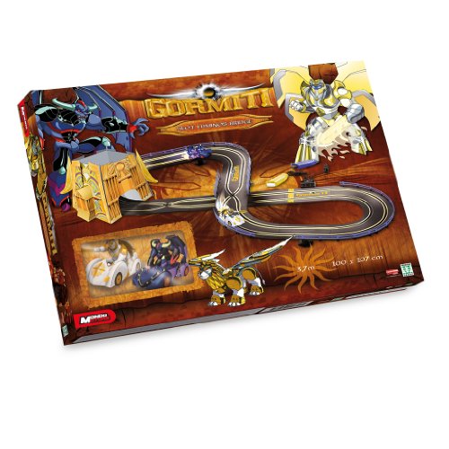 Imagen 3 de Mondo Motors 66046 - Circuito de los Gormiti en forma de 8 (con templo de Luminos y 2 coches) [Importado de Francia]