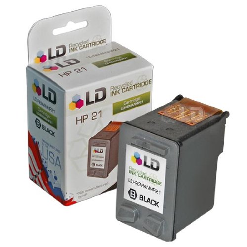 LD © HP 21 Black Remanufactured C9351AN Inkjet Cartridge by LD Products