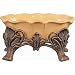 Venetian Scroll Saffron Wine Coaster