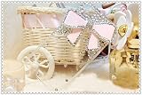 3d Bling Crystal Bow Transparent Case for Apple Iphone 4 and 4s (Pink)