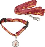 USC Trojans Dog Collar & Leash Set