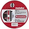 Metabo Inox Trennscheiben 125x 1,0, 10 St�ck in Blechdose