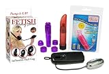 Fetish Fantasy Inflatable Ball Gag Bundle - Adult Toy Sex Kit