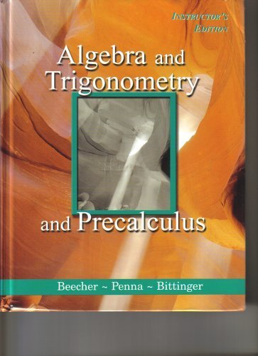 ALGEBRA+TRIGONOMETRY >INSTRS.E