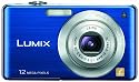 Panasonic Lumix DMC-FS15 12MP Digital Camera with 5x MEGA Optical Image Stabilized Zoom and 2.7 inch LCD (Blue)