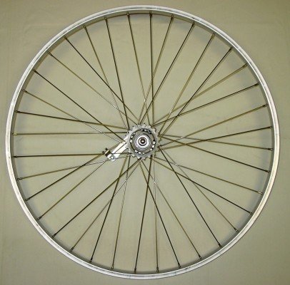 Hinterrad 28 Zoll Aluminiumfelge Velosteel Rücktrittbremsnabe