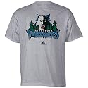 adidas Minnesota Timberwolves Ash Prime Logo T-shirt