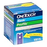 OneTouch Diabetic Test Strips, 100-Count Box