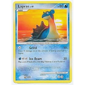 Pokemon Platinum Single Card Lapras #79 Common