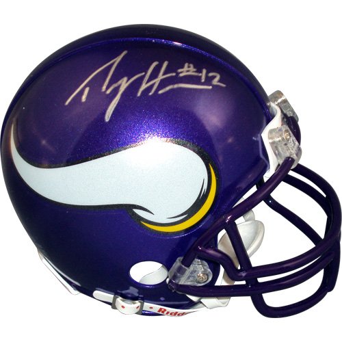 Percy Harvin Autographed Minnesota Vikings Mini Helmet