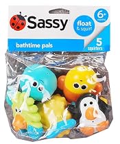 Sassy Bathtime Pals Squirt and Float Toys
From Sassy
