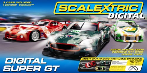 Childrens Toyshop  Toys : Scalextric Digital Super GT Set