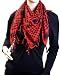 Houndstooth Square Shawl, 10 Red And Black Image #1