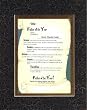 Personalized Poem for Father - Father of the Year Award on 11 x 14 inches Double Beveled Matting