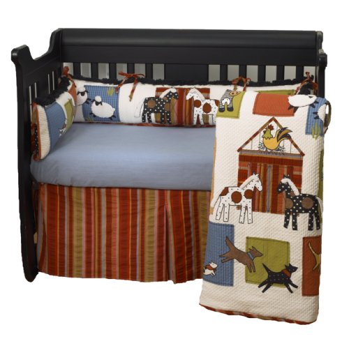 Cotton Tale Designs Barn Dance 4 Piece Crib Bedding Set