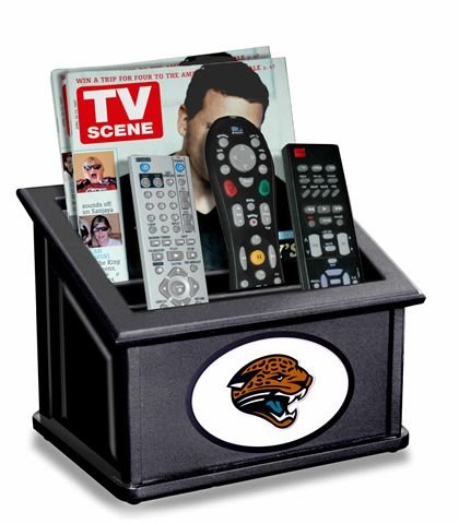 Jacksonville Jaguars Remote Caddy and Magazine Holder