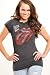 Alle Produkte : AMPLIFIED ROLLING STONES Logo Zunge Tongue Damen Tunik Long T-Shirt Gr. L Vintage Grey