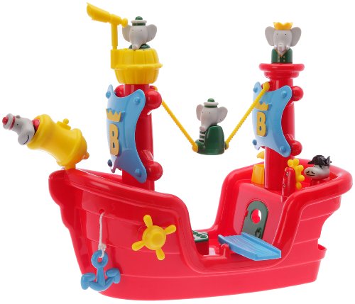 Lansay - Babar - 16005 - Jeu Educatif Premier Age - Le Bateau Pirate Babar