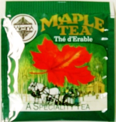 Mlesna Brand Maple Flavored Tea Gourmet Individually Wrapped Tea Bags (Pack of 25 Bags) by Mlesna