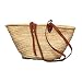 Moroccan Straw Summer Beach / Shopper / Tote Bag 21" X 13"