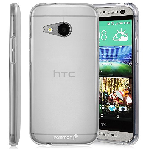 Fosmon DURA-FROST Smooth Durable & Flexible Slim Fit TPU Case Cover for HTC One Remix (HTC One Mini 2) (Clear)