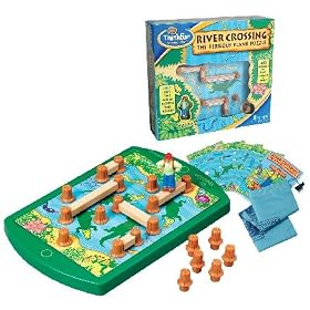 Click here to buy Family Board Games River Crossing by Think Fun.