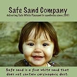 Safe Sand for Sandbox / Natural White Playsand 25 pound box